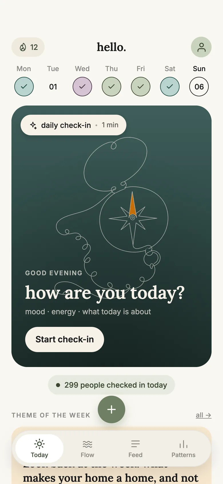 start with a question
